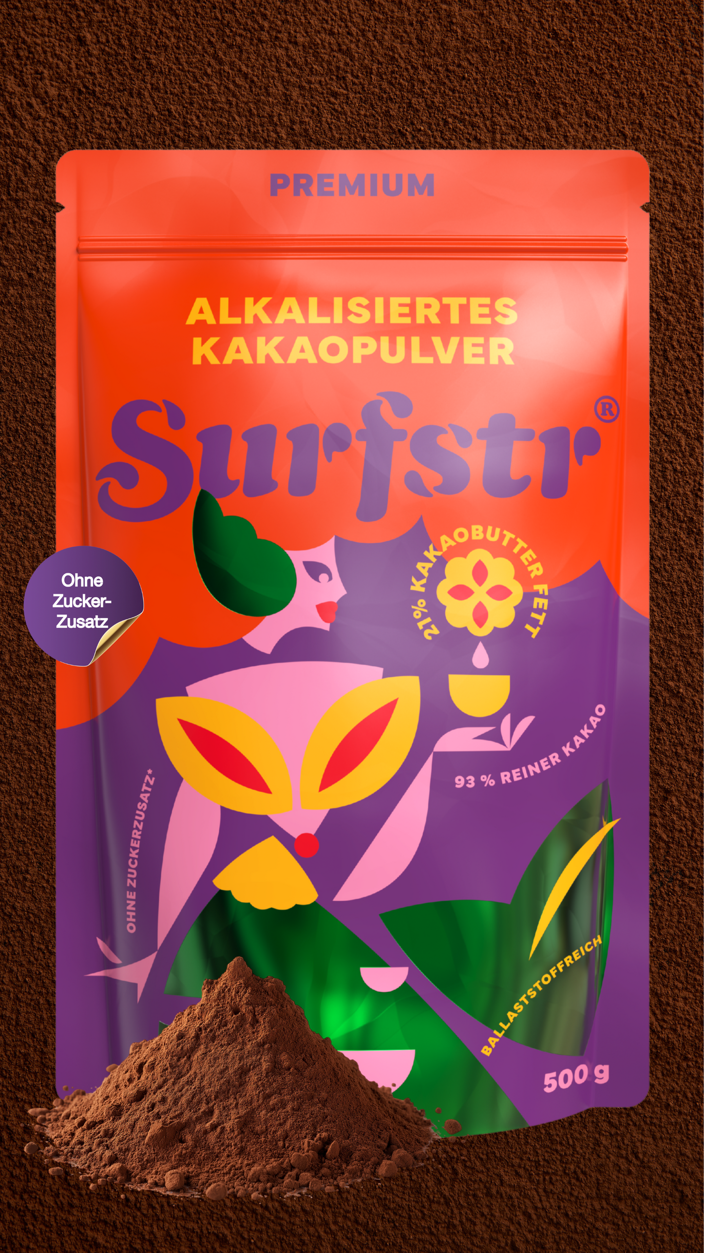 Funktionaler Kakao mit 21% Kakaobutter.
