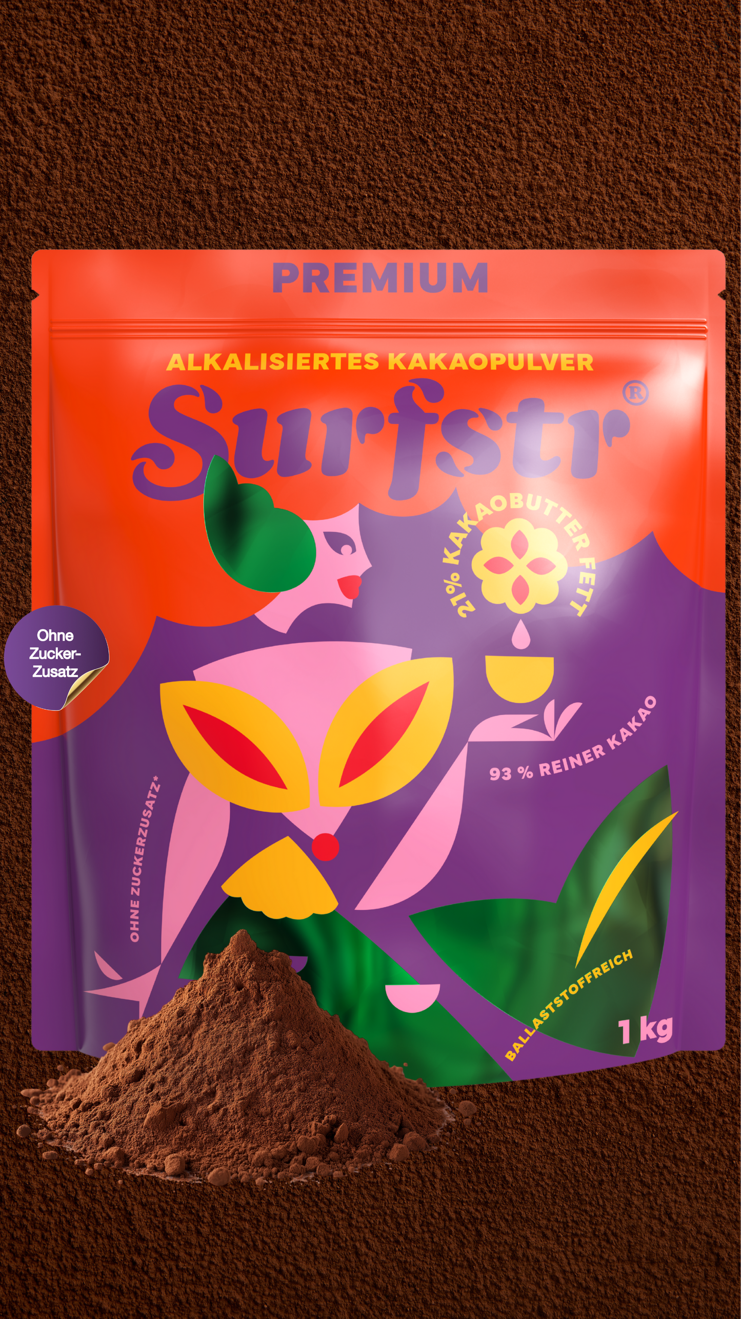 Funktionaler Kakao mit 21% Kakaobutter.
